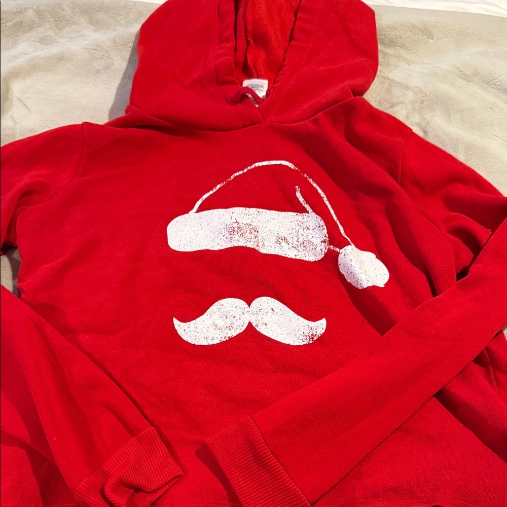 Modern Lux Red Santa Hoodie